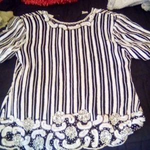 Bedazzled blouse